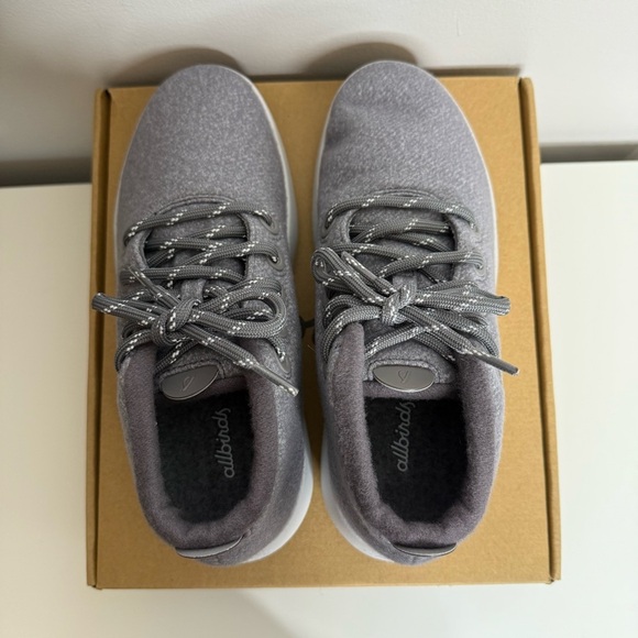 Allbirds - Merino Wool Runner-up Mizzle Water Repellent Sneaker - Medium Grey - Picture 8 of 8